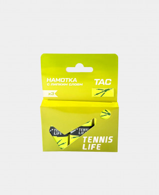 Намотка Tennis Life "лапки" желтая 3шт.