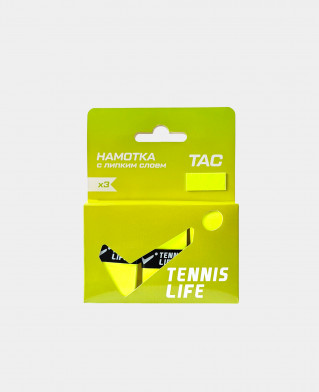 Намотка Tennis Life TAC (липкая) желтый неон 3шт.