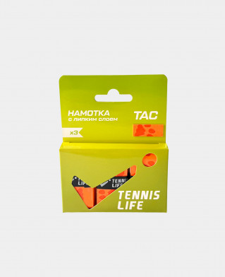 Намотка Tennis Life "лапки" оранжевая 3шт.