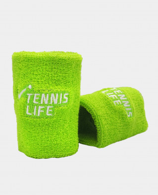 Напульсники Tennis Life салатовые 2 шт.