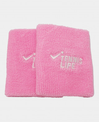 Напульсники Tennis Life розовые 2 шт.