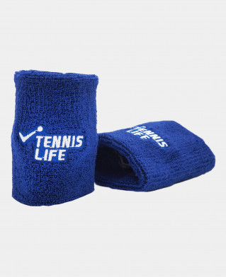 Напульсники Tennis Life синие 2 шт.