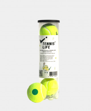 Мячи Tennis Life GREEN 4 шт.