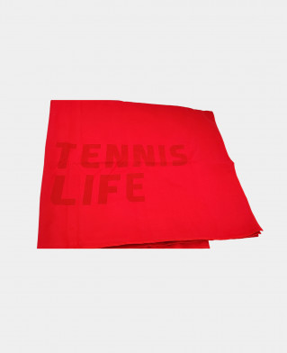 Полотенце Tennis Life красное 80*160 см